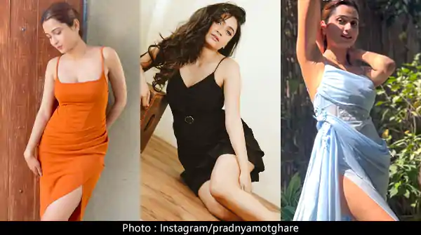 Pradnya Motghare in stylish dresses – Mohrey web series actress.