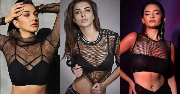 7 Bollywood actresses in fishnet tops looking hot.