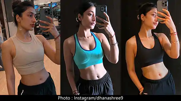 Dhanashree Verma selfies in gym outfits – see latest photo dump.